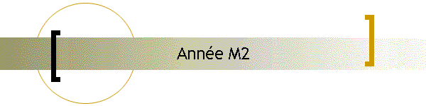 Année M2